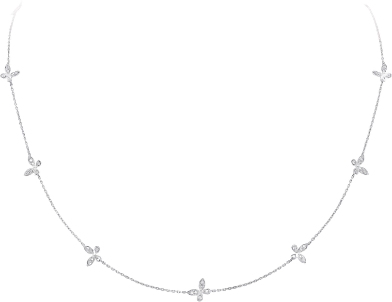Pavé Butterfly Diamond Petite Necklace Graff Pavé Butterfly Diamond Petite Necklace Graff