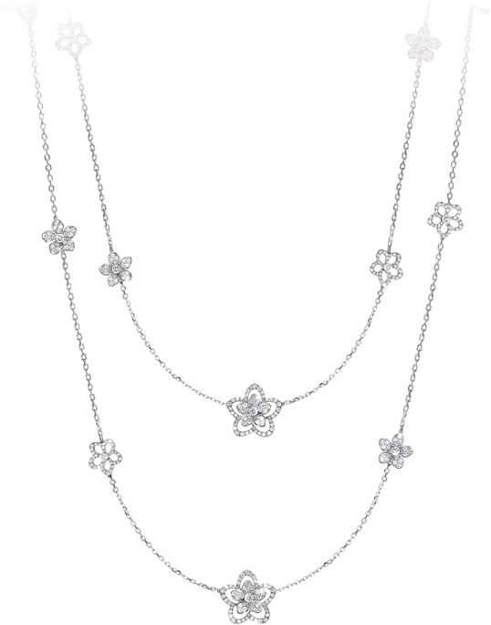 Wild Flower Diamond Sautoir Necklace Graff Wild Flower Diamond Sautoir Necklace Graff