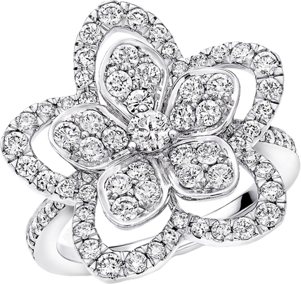 Wild Flower Large Diamond Ring Graff Wild Flower Large Diamond Ring Graff