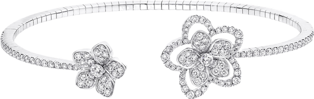 Wild Flower Open Diamond Bangle Graff Wild Flower Open Diamond Bangle Graff
