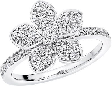 Wild Flower Pavé Diamond Ring Graff Wild Flower Pavé Diamond Ring Graff