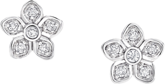Wild Flower Petite Pavé Diamond Stud Earrings Graff Wild Flower Petite Pavé Diamond Stud Earrings Graff